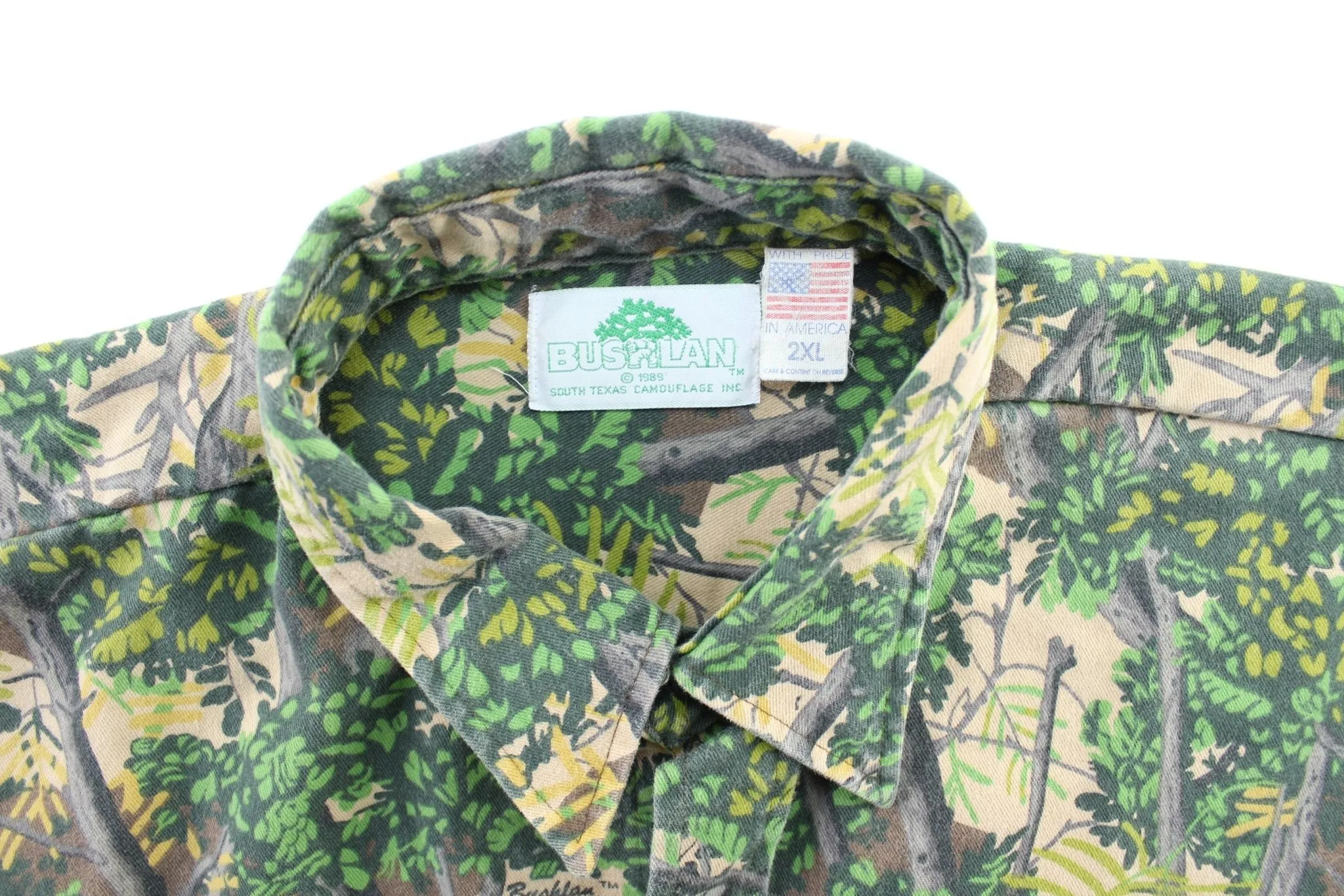 1989 Bushlan Camo LS Button Down Shirt