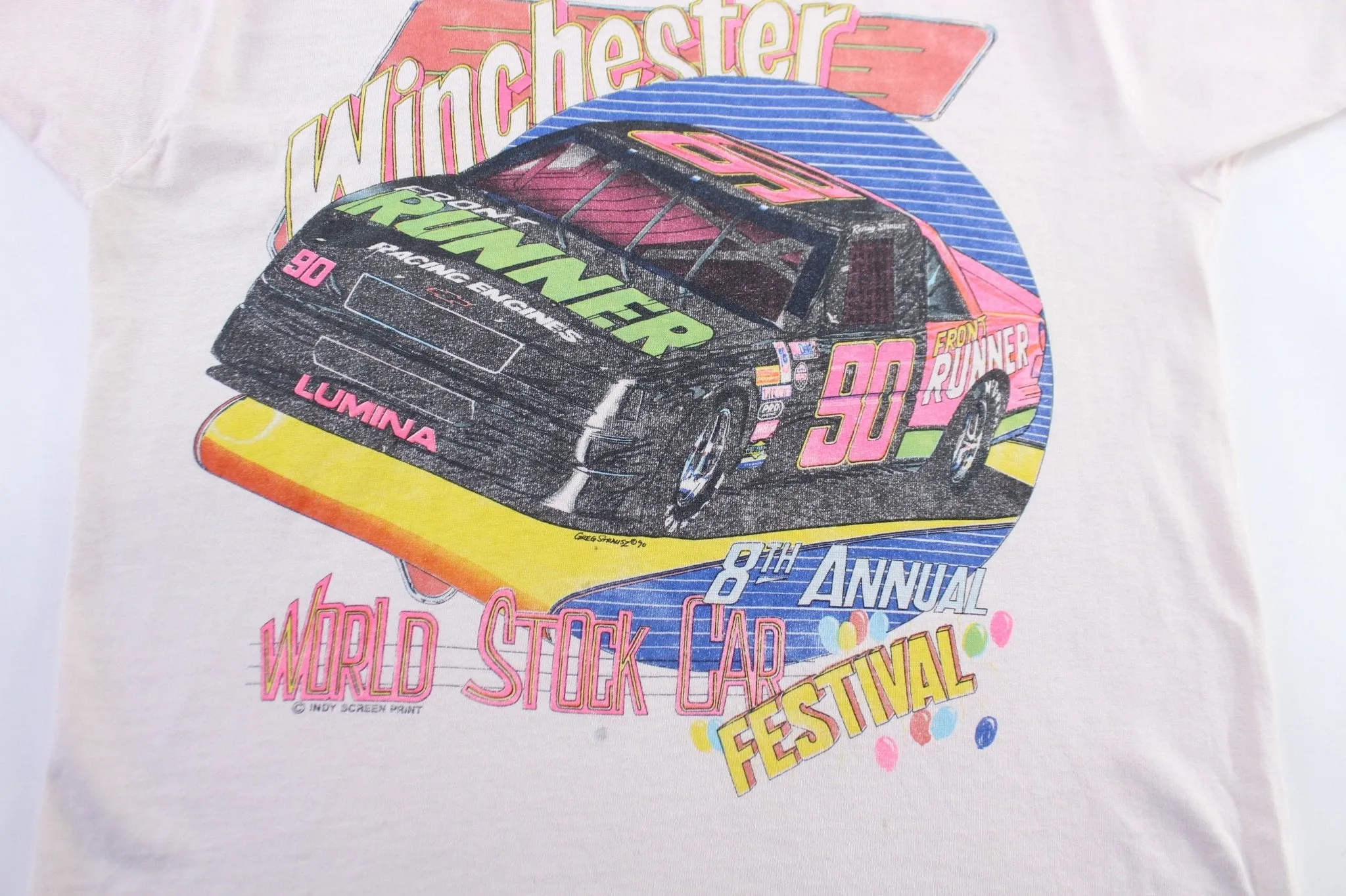 1990 Winchester World Stock Car Festival T-Shirt