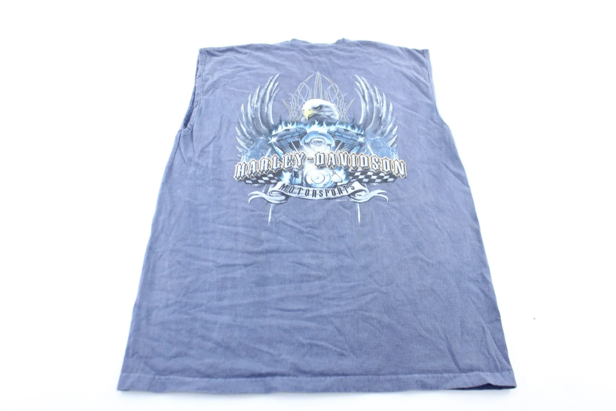 2004 Harley Davidson Motorsports Graphic Tank Top