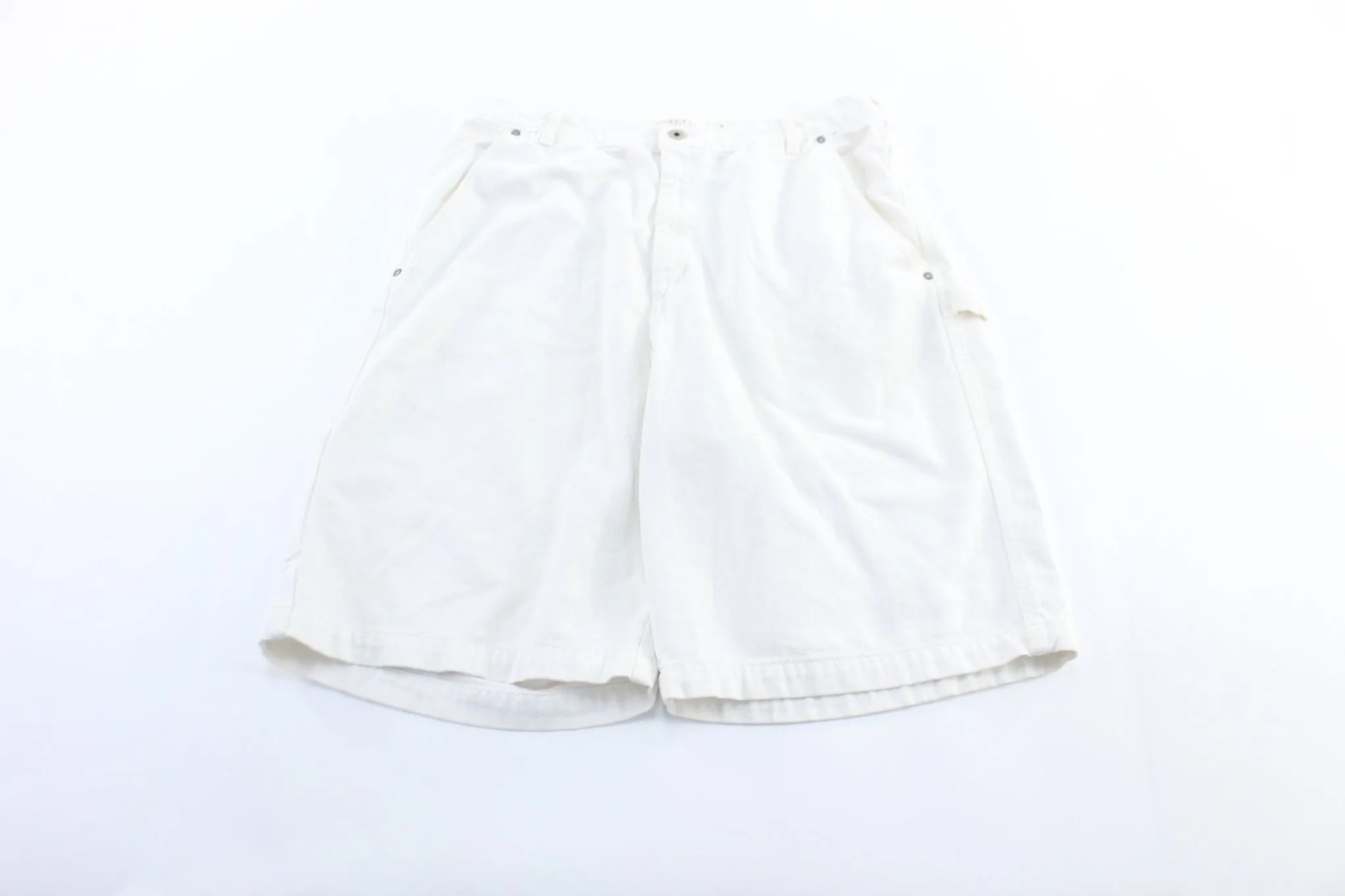 90's Guess White Denim Shorts