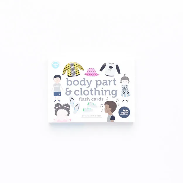 BODY PARTS AND CLOTHING FLASH CARDS