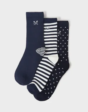 Crew Clothing Bamboo Socks 3-Pack