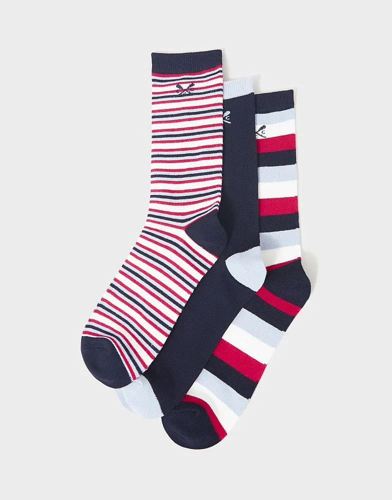 Crew Clothing Bamboo Socks 3-Pack