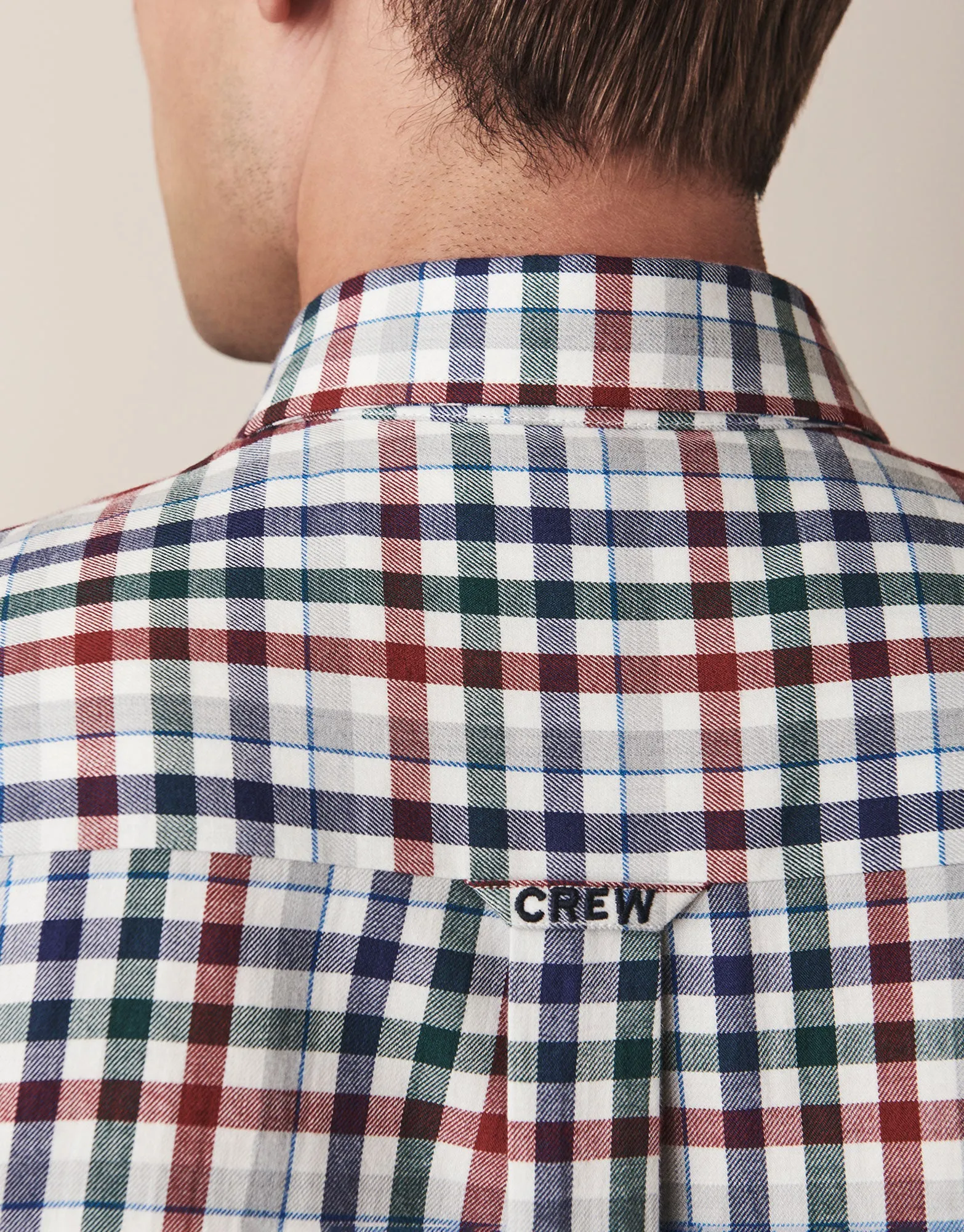 Crew Clothing Classic Check Flannel Shirt