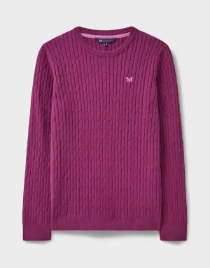 Crew Clothing Heritage Cable Knit Jumper