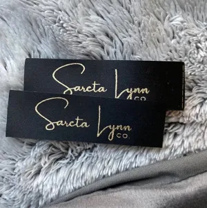 Custom Clothing Label - Personalized Satin Fabric Tags Labels Ribbon Label Sew-in Clothing Labels Clothing Tags Custom Labels Handmade Items