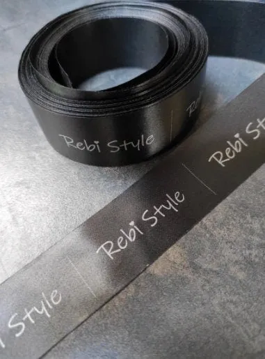 Custom Clothing Label - Personalized Satin Fabric Tags Labels Ribbon Label Sew-in Clothing Labels Clothing Tags Custom Labels Handmade Items