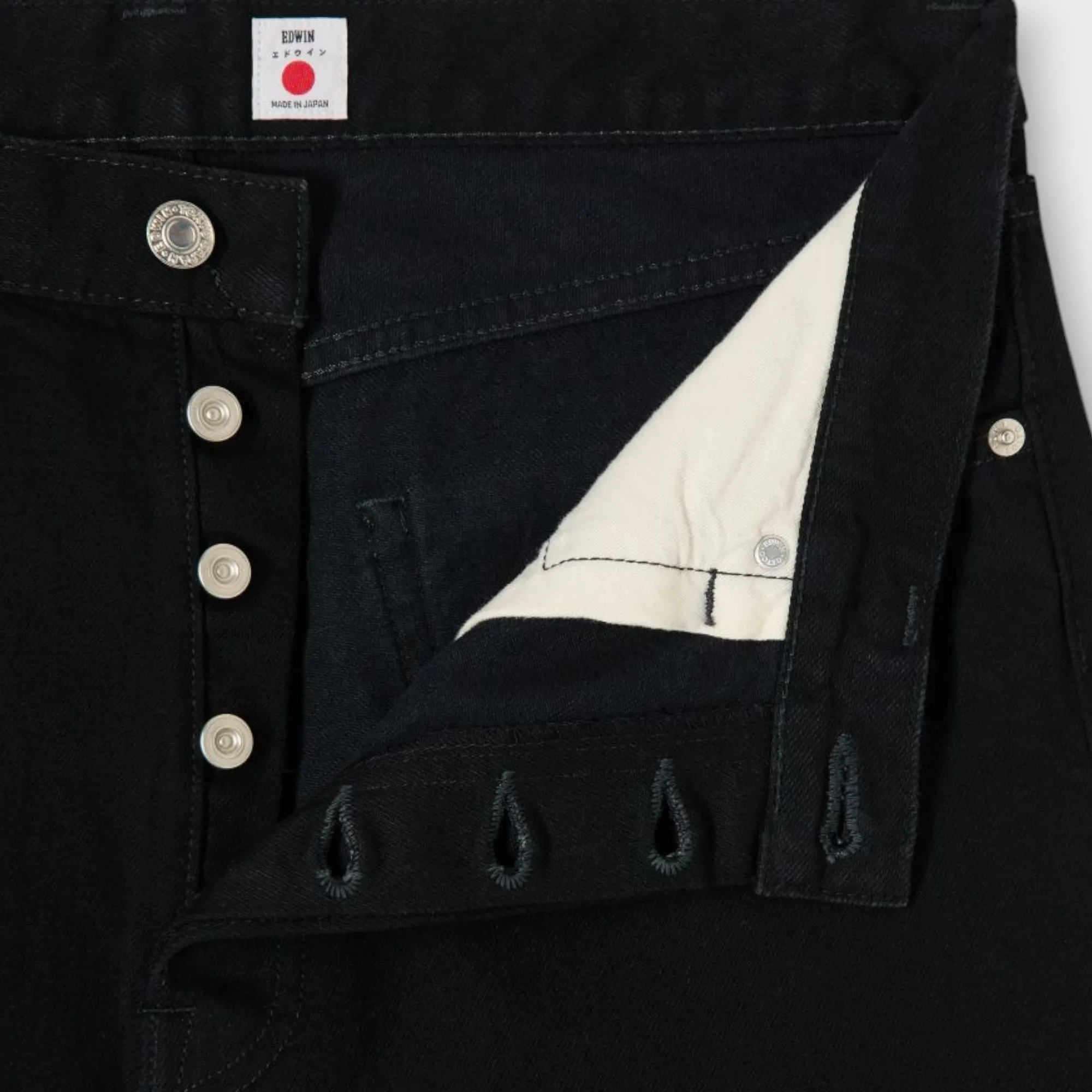 Edwin Loose Straight Jeans I Sort
