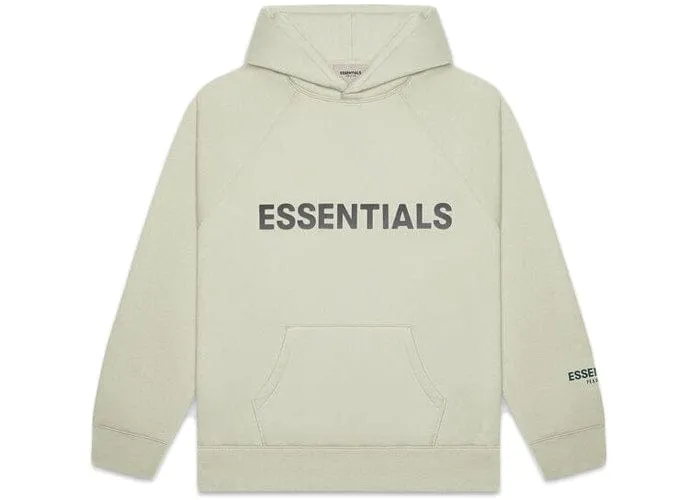 ESSENTIALS FOG 3D SILICON HOODIE SAGE