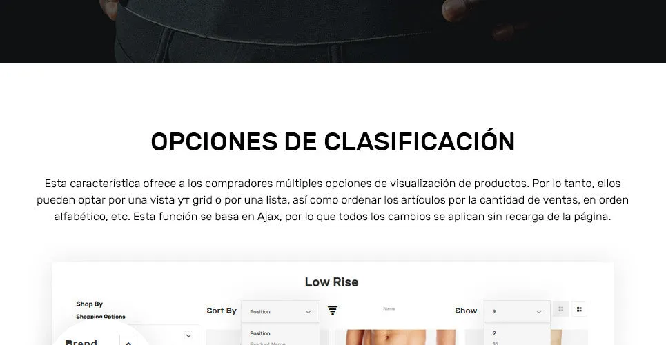 Mens Swimming Clothing - Magento Website Design