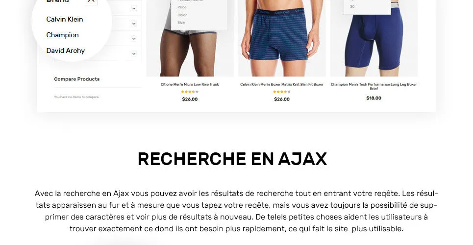 Mens Swimming Clothing - Magento Website Design