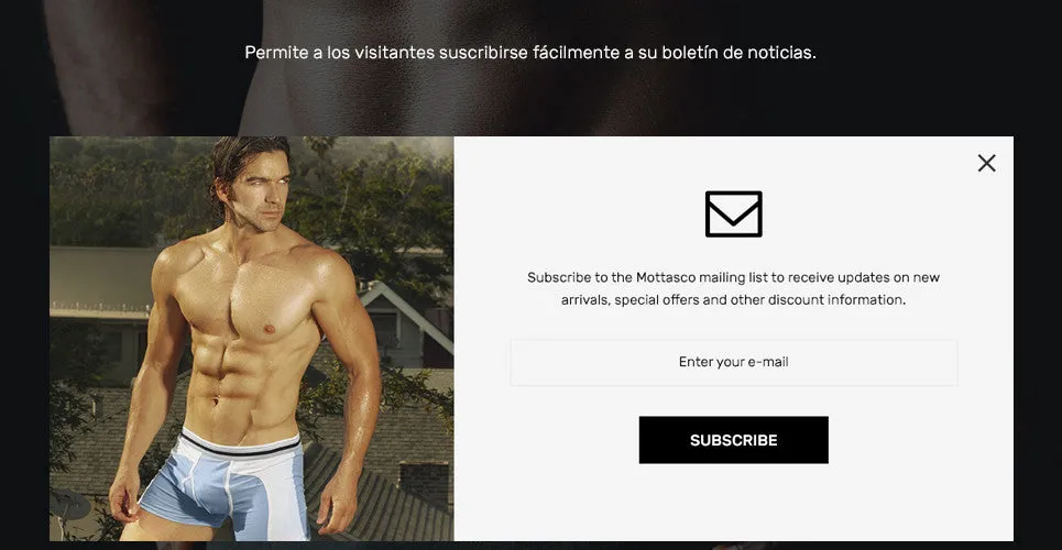 Mens Swimming Clothing - Magento Website Design