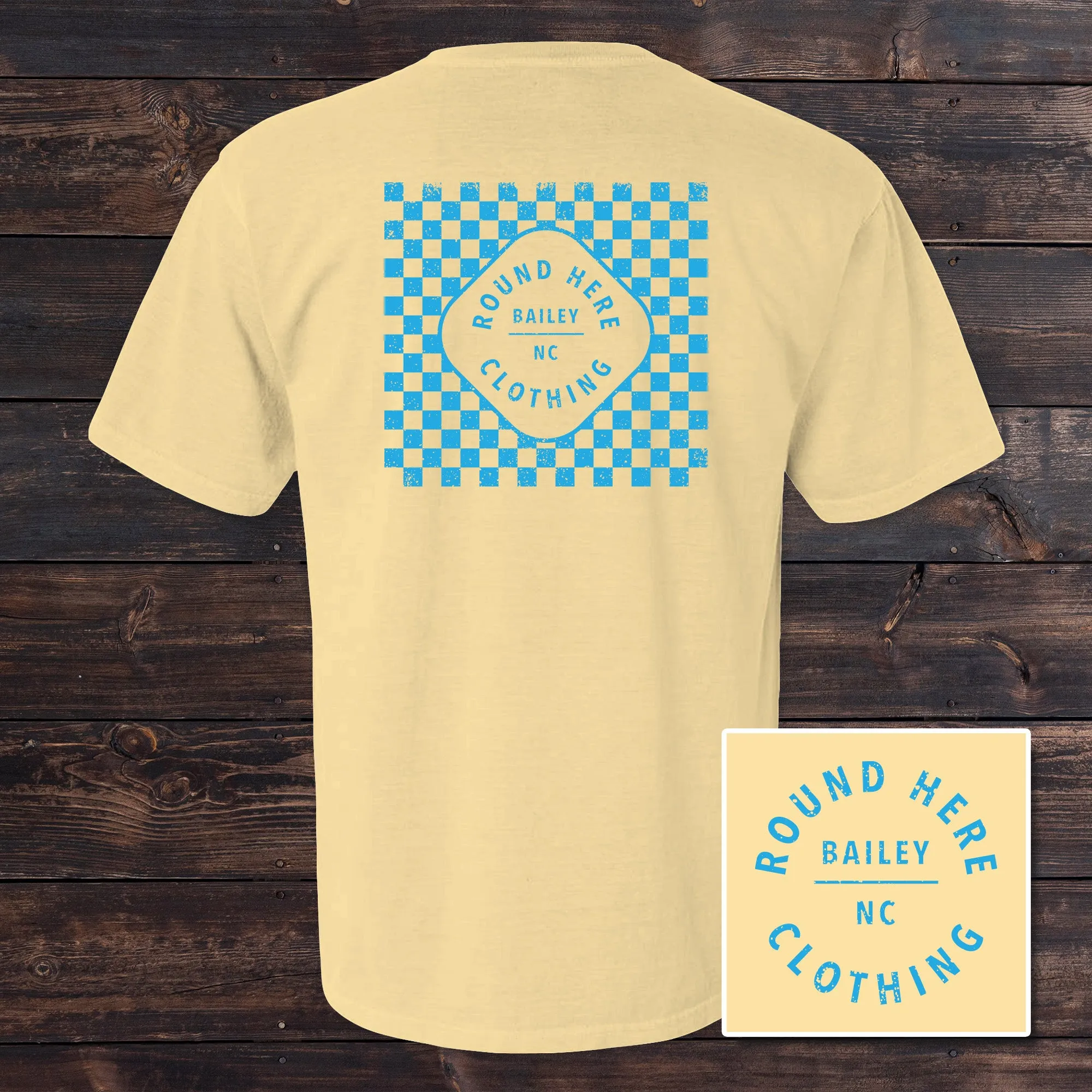 'Round Here Clothing Checkered Vintage