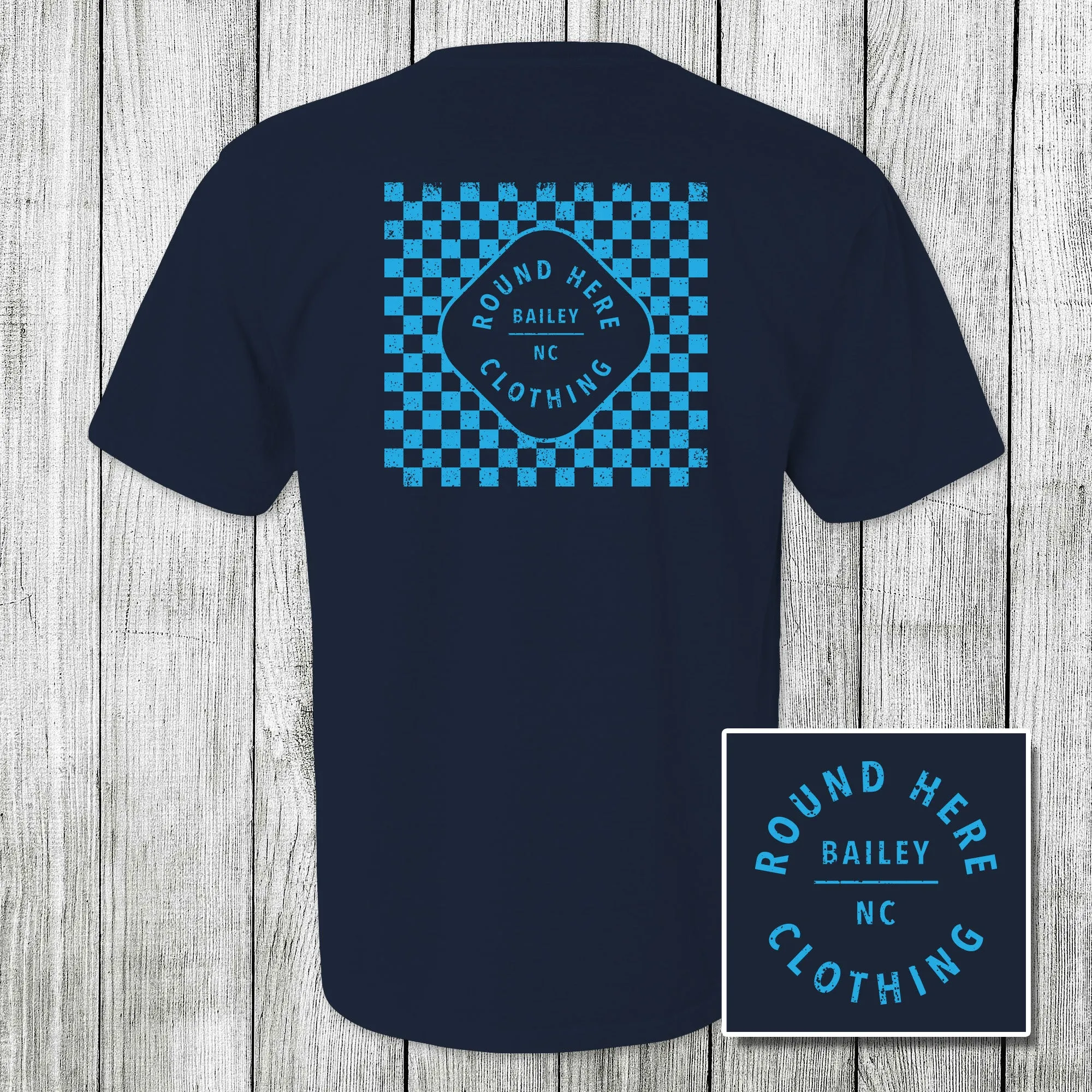 'Round Here Clothing Checkered Vintage